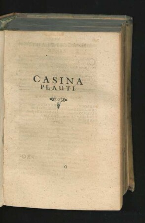 Casina Plauti.