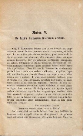 Übersetzung einiger Stücke aus der Palaestra Ciceroniana