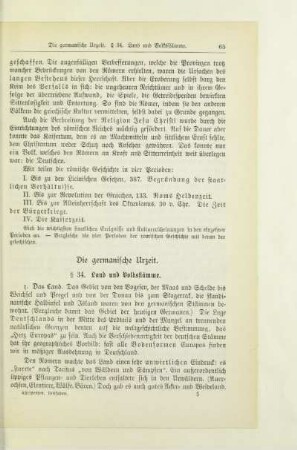 Die germanische Urzeit