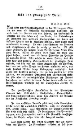 Ueber den Gesundheitszustand und das Medicinal-Wesen.