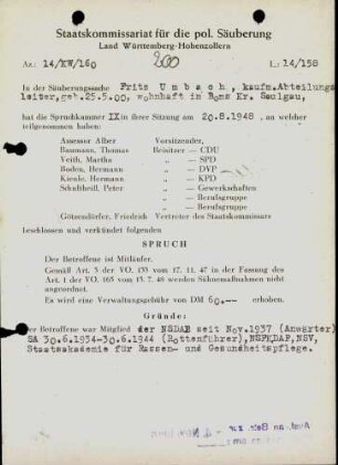 Umbach, Fritz