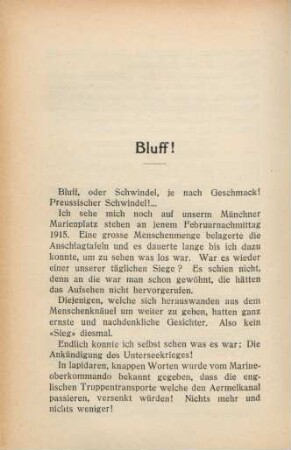 Bluff!
