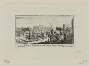 Veuë et Perspective de Sainct Iean de Lateran de Rome, aus: "Ansichten von Rom und Italien"