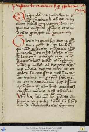 [2r - 64r] Psalterium maius Beatae Mariae Virginis.