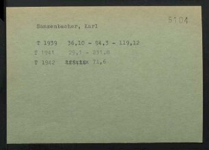 Sanzenbach, Karl