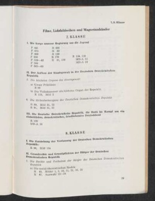 Filme, Lichtbildreihen und Magnettonbänder