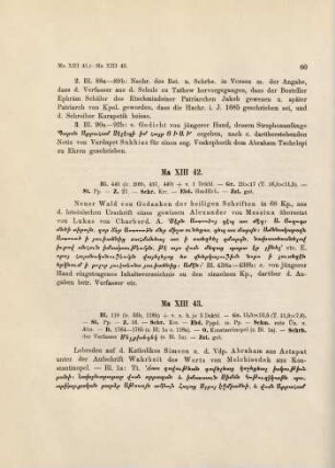 60-67, Ma XIII 42 bis Ma XIII 45