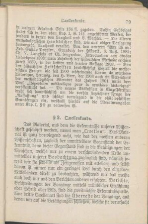 § 2. Quellenkunde.