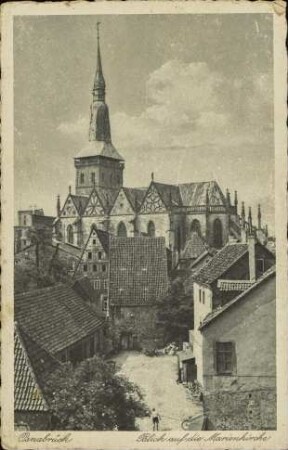 Osnabrück - Blick auf die Marienkirche