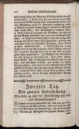 Zweyter Tag