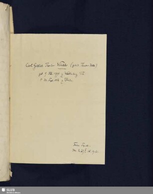 Nr. 101-103. Hell, Theodor (Winkler, Karl Gottfried Theodor)