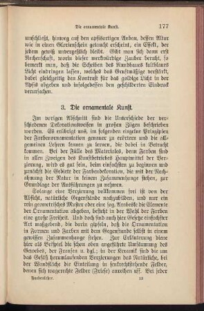 3. Die ornamentale Kunst.