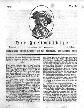 Nro. 62, Sonnabend, den 26. März 1808