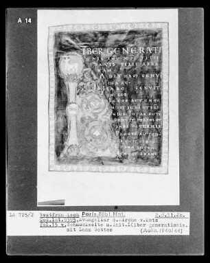 Evangeliar aus Metz — Evangeliar aus Metz, Folio 15versoBildseite