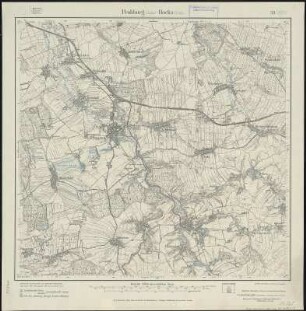 Meßtischblatt 59.(2877) : Frohburg (Sächs.) - Bocka (Preuß.), 1920 : Frohburg (Sächs.) - Bocka (Preuß.). - Umdr.-Ausg., aufgen. 1906, hrsg. 1908, einz. Nachtr. 1920. - 1:25000. - Leipzig, 1920. - 1 Kt.