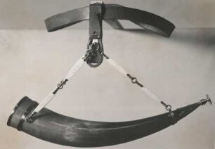 Trinkhorn : Trinkhorn (ca. 300 n. Chr.). Rekonstruktion. Prositz bei Meißen
