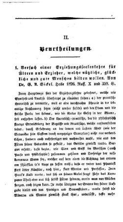 Beurtheilungen