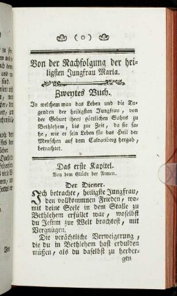 Das erste Kapitel. - Das achte Kapitel.