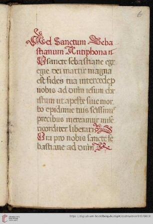 Antiphon und Orationes