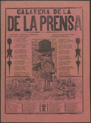 Calavera de la de la prensa