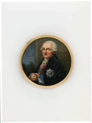 Miniatur mit Porträt von Camillo Graf Marcolini-Feretti