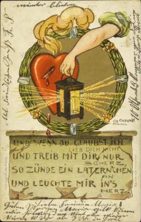 Und wenn du glaubst, ich lieb dich nicht [...]