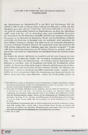 V. Aufgabe und Funktion mittelalterlicher Wandmalerei