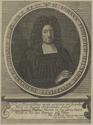 Bildnis des Iohann Friderich Heunisch