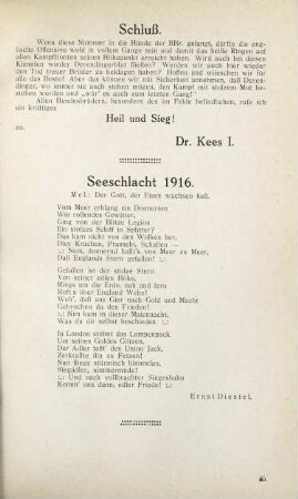 25 Schluß. Seeschlacht 1916.