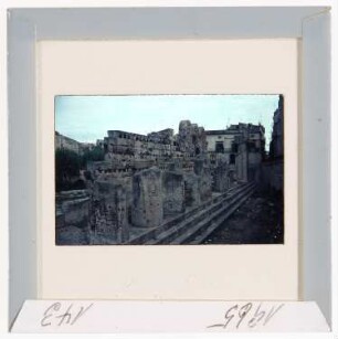 Syrakus: Tempel des Apoll und der Artemis (Foto 1965)