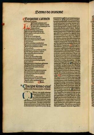 252v-254v, Sequitur carmen optativum... - Incipit sermo eiusdem de oronne. factus in concilio Constantiensi.