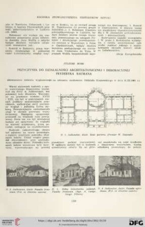 24: Przyczynek do działalności architektonicznej i dekoracyjnej Fryderyka Baumana
