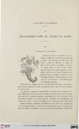 2. Pér. 18.1878: Les industries d'art au Champ de Mars, 3 : Exposition Universelle