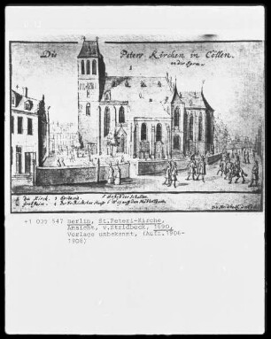Ansicht der Sankt Petri-Kirche in Berlin