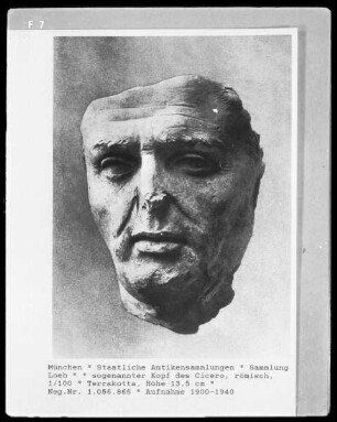 Sog. Kopf des Cicero