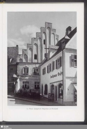 Füssen, Spätgotisches Bürgerhaus am Brotmarkt
