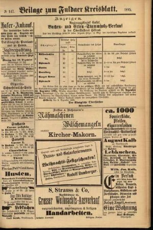 Zweite Ausgabe vom Donnerstag, den 12. Dezember 1895.