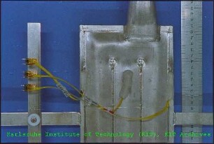 Detail eines Bauteils des Heliumkühltechnischen Experimentierstands (HELITEX) der Hauptabteilung Ingenieurtechnik (HIT)