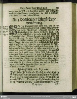 Am 3. Hochheiligen Pfingst-Tage