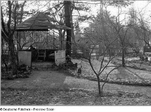 Dresden-Neustadt, Antonstraße 1. Villa Augustin. Gartenpavillon