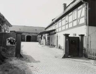 Scheune : Dreiseithof (nach 1840). Wohnstallhaus und Scheune