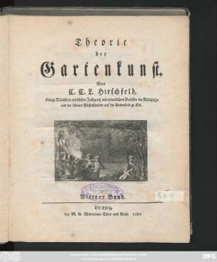 Bd. 4: Theorie der Gartenkunst