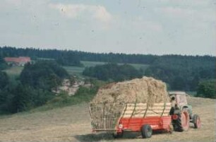 Fotografie: Erntetechnik, Heuernte, Ladewagen