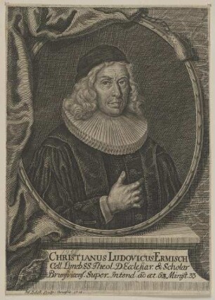 Bildnis des Christianus Ludovicus Ermisch