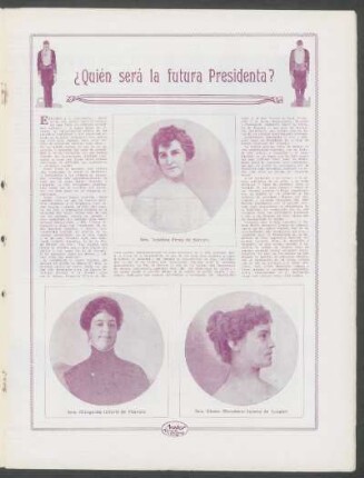 ¿Quién será la futura Presidenta?