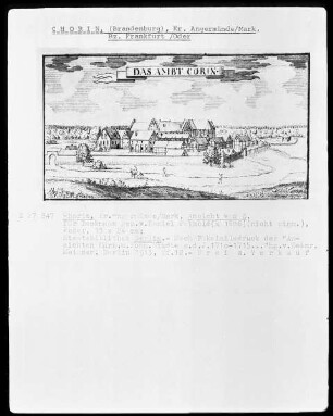 Chorin, Ansicht von Süden