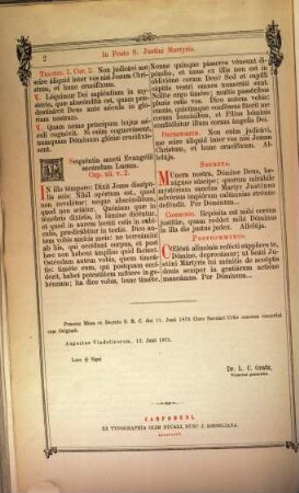 Die 28. Aprilis. In festo Sancti Pauli a Cruce, confessoris