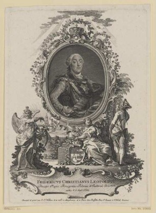 Bildnis des Fridericvs Christianvs Leopoldvs