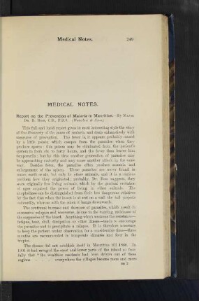 Medical Notes
