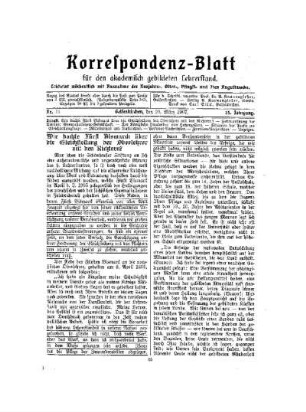 Wie dachte Fürst Bismarck über die Gleichstellung der Oberlehrer mit den Richtern?